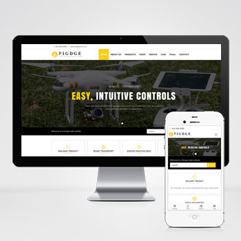 响应式五金电器出口英文外贸类网站 HTML5五金电子产品