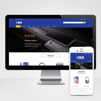 响应式电子产品英文外贸网站